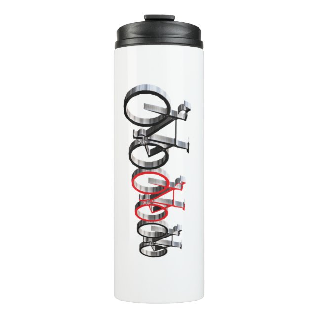 Termo Tumbler de viaje inspirado en el ciclismo 12 oz (Anverso)