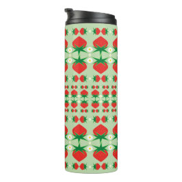 Termo Tumbler de viaje termal de fresas
