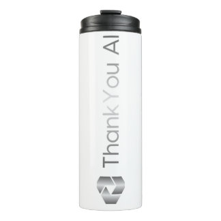 Termo Tumbler de viajes "Gracias AI"