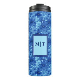 Termo Tumbler decorativo floral personalizado