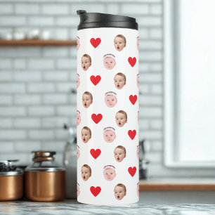 Termo Tumbler facial, Tumbler Personalizado, regalo de b