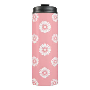 Termo Tumbler floral de verano - Acero inoxidable de 16