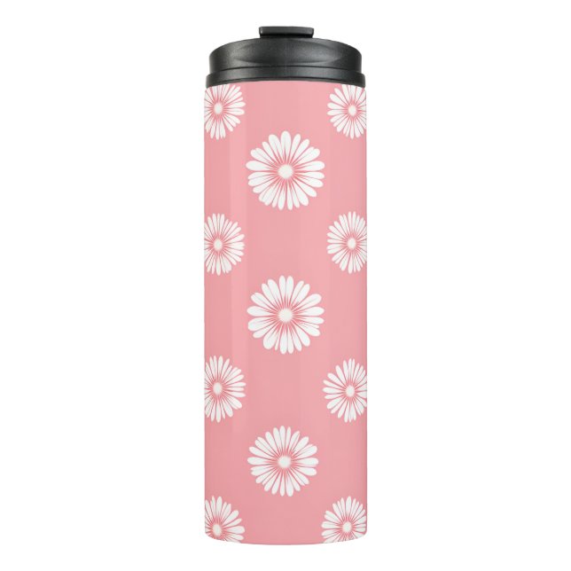 Termo Tumbler floral de verano - Acero inoxidable de 16  (Anverso)