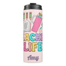 Tumbler Globo Vida de Maestro Retro Groovy