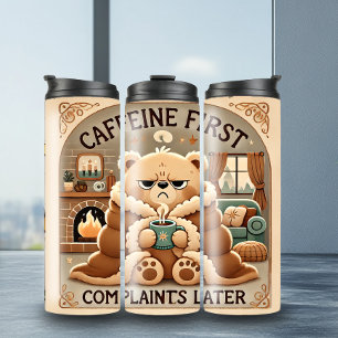 Termo Tumbler gruñón de oso gruñón