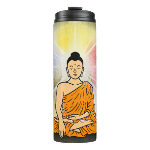 Termo Tumbler iluminado de Buda