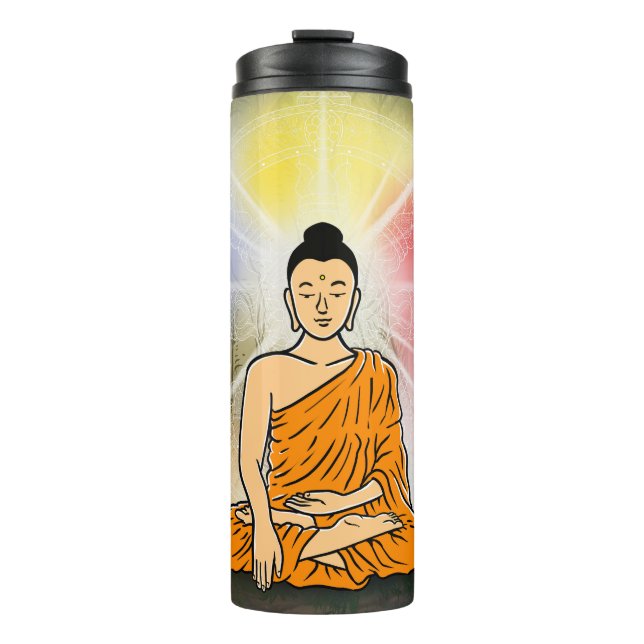 Termo Tumbler iluminado de Buda (Anverso)