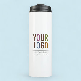 Termo Tumbler inoxidable con logotipo de la compañía sin