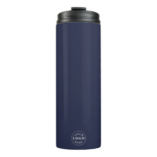 Termo Tumbler moderno con logotipo personalizado en dise