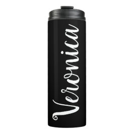 Termo Tumbler negro personalizado
