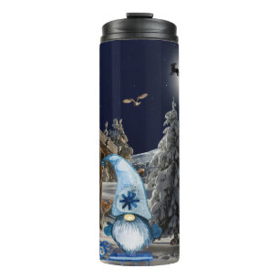 Termo Tumbler nocturno de los Navidades térmicos de Gnom