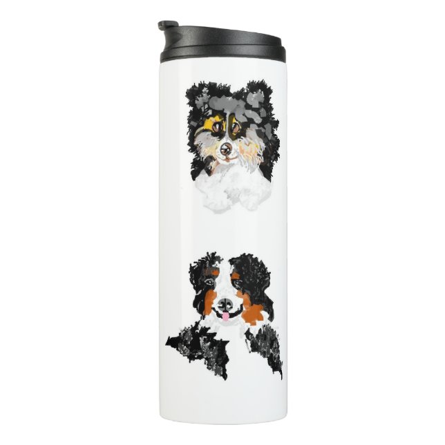 Termo Tumbler: Perros de Cachorro (Rotado hacia la derecha)