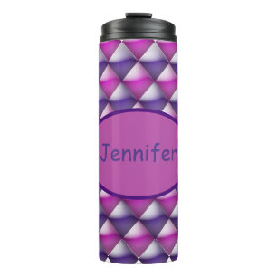 Termo Tumbler - Púrpura y rosa de aspecto inclinado