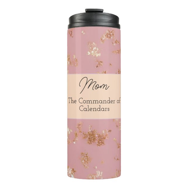 Termo Tumbler rosa para mamá (Anverso)