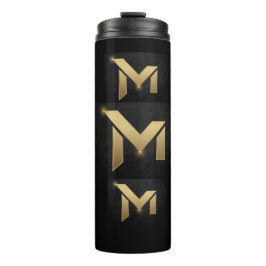 Termo Tumbler termal alfabético de lujo /Mug