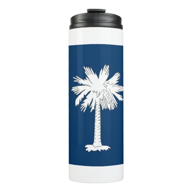Termo Tumbler termal con bandera de Carolina del Sur, Es (Anverso)