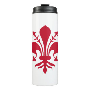 Termo Tumbler termal con bandera de Florencia