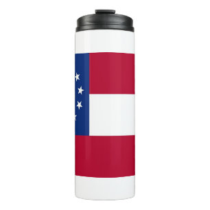 Termo Tumbler termal con bandera de Georgia, Estados Uni