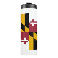 Tumbler termal con bandera de Maryland, Estados Un