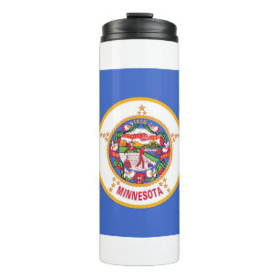 Termo Tumbler termal con bandera de Minnesota, Estados U