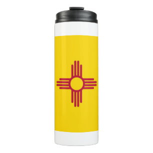 Termo Tumbler termal con bandera de Nuevo México, Estado