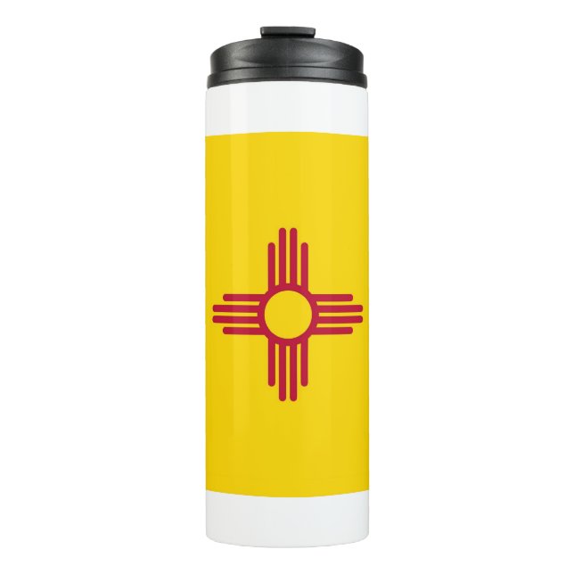 Termo Tumbler termal con bandera de Nuevo México, Estado (Anverso)