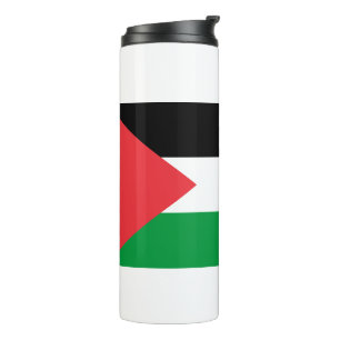 Termo Tumbler termal con bandera de Palestina