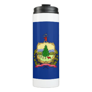 Termo Tumbler termal con bandera de Vermont, Estados Uni