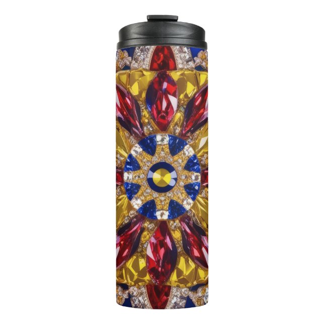 Termo Tumbler termal con colores colombianos (Anverso)