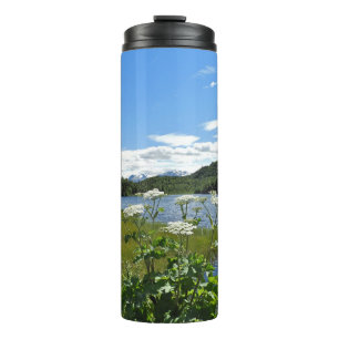 Termo Tumbler termal con escena de Alaska
