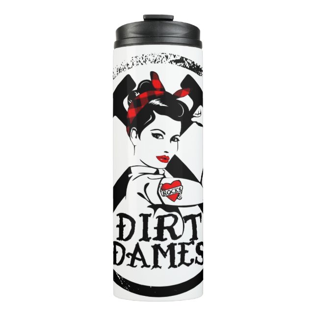 Termo Tumbler termal Dames Dirt - Rockhound, geólogo (Anverso)