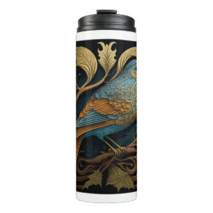 Termo Tumbler termal de aves Art Nouveau