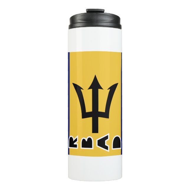 Termo Tumbler termal de Bandera de Barbados (Anverso)