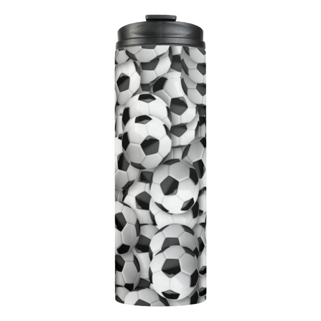 Termo Tumbler termal de bolas de fútbol (Anverso)