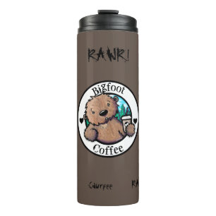 Termo Tumbler termal de café de pie grande de KiniArt