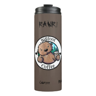 Termo Tumbler termal de café de pie grande de KiniArt