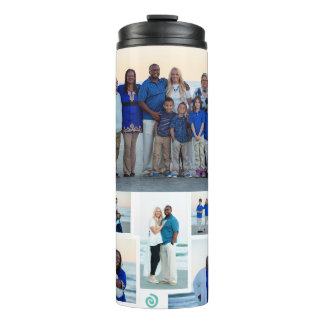 Termo Tumbler termal de collage de fotos 2