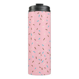 Termo Tumbler termal de espolvorines dulces (rosa de fre