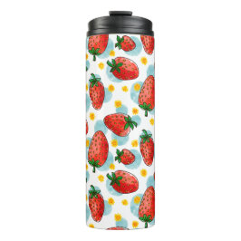 Termo Tumbler termal de fresas y mareas