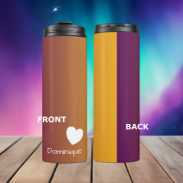 Termo Tumbler Termal De Gradiente De Amanecer De Pluma C