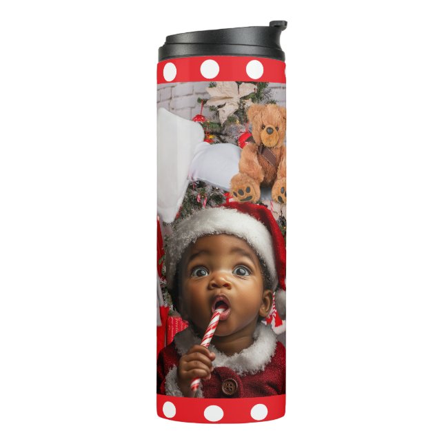Termo Tumbler termal de Navidades de renos festivos (Rotado hacia la izquierda)