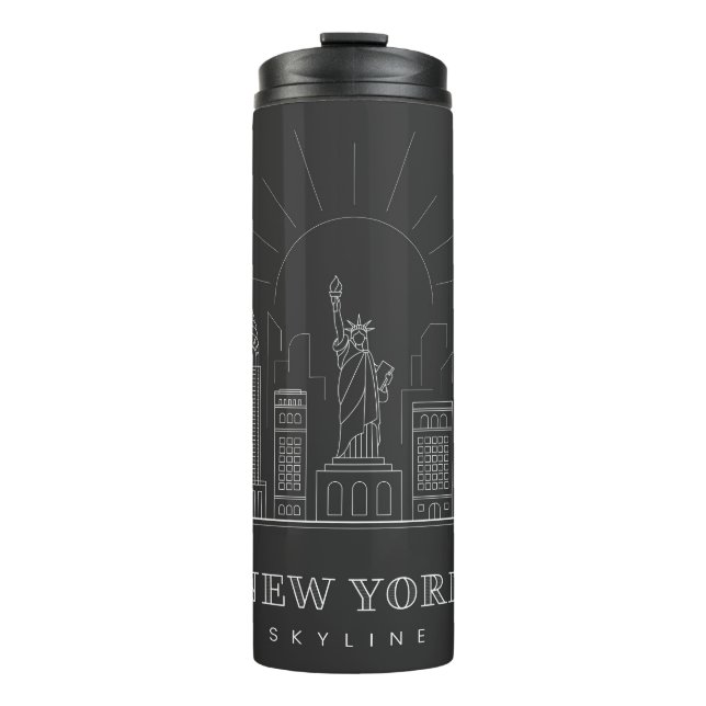 Termo Tumbler termal de perfil de Nueva York (Anverso)