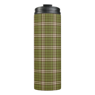 Termo Tumbler termal de Tartán Verde