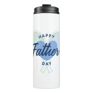 Termo Tumbler termal de tenis en el día del padre