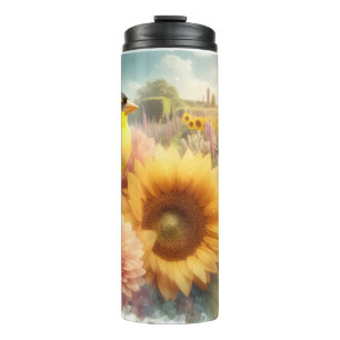 Termo Tumbler termal del jardín rústico de Goldfinch Son