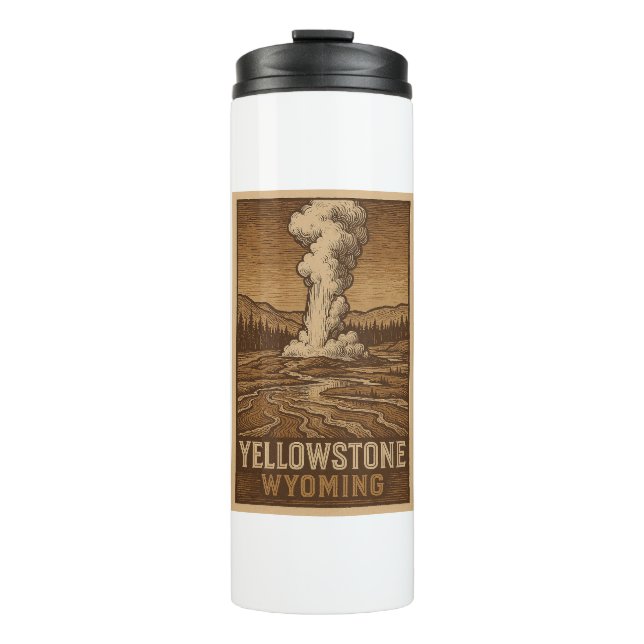 Termo Tumbler termal del Parque Nacional Yellowstone (Anverso)
