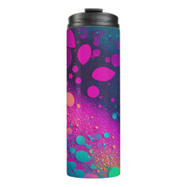 Termo Tumbler termal del Purpurina Magenta oscuro Aqua 1