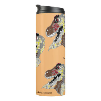 Termo Tumbler termal: Dinosaurios abren la boca