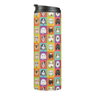 Termo Tumbler termal Feliz Guinea Cerdos