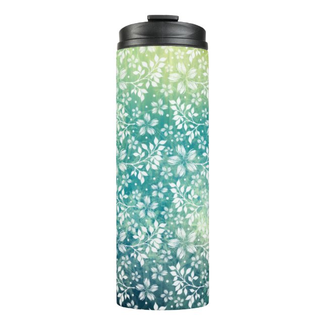 Termo Tumbler termal floral de primavera festiva (Anverso)